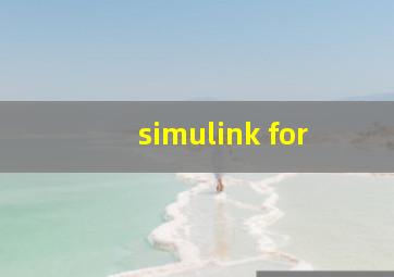 simulink for